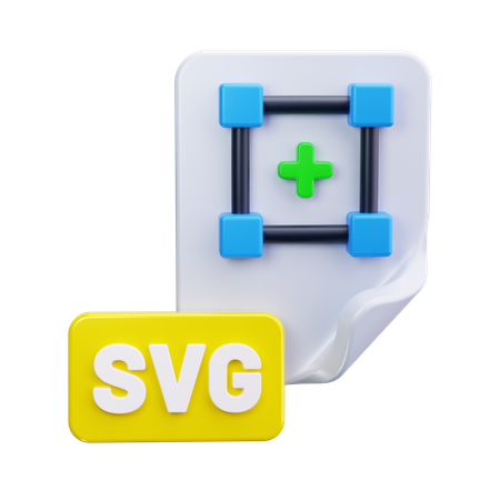 Svg File Format  3D Icon