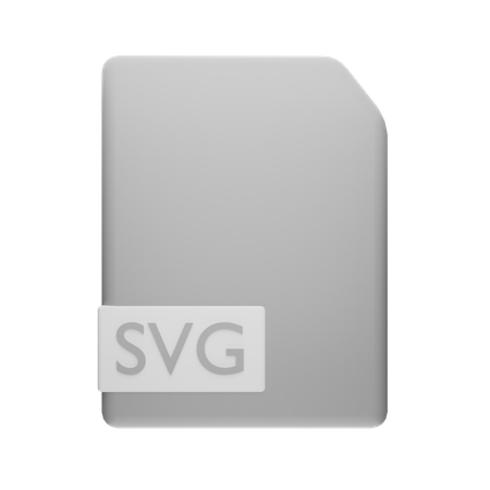 Svg Format  3D Icon