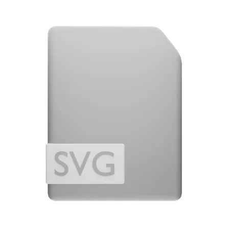 Svg Format  3D Icon