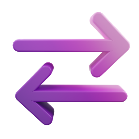 Swap Arrow 3D Icon