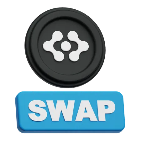 Swap Artificial Super Intelligence Alliance Token  3D Icon