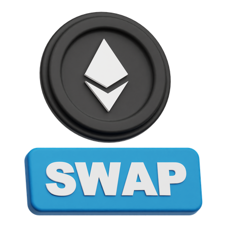 Swap Ethereum  3D Icon