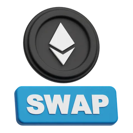Swap Ethereum  3D Icon