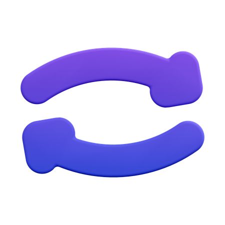 Swap Exchange Arrows  3D Icon