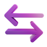 swap left right 3d logo