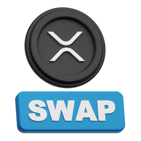 Swap XRP  3D Icon