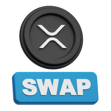 Swap XRP  3D Icon