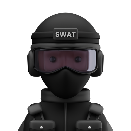 Swat  3D Icon