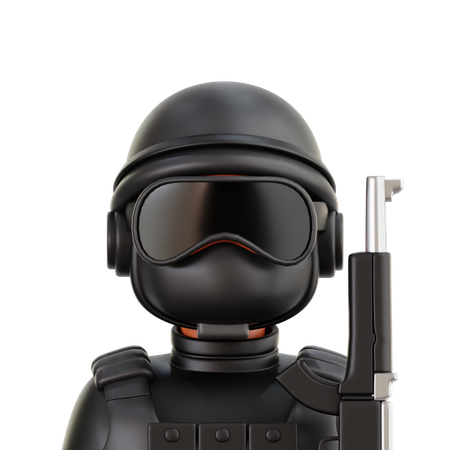 Swat  3D Icon