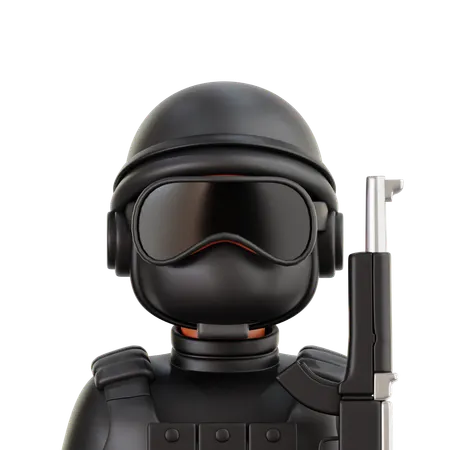 Swat  3D Icon