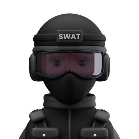 Swat 3D Icon