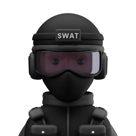 Swat  3D Icon