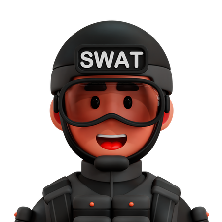 Swat  3D Icon