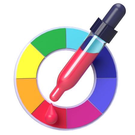 Swatch With Eyedropper  3D Icon