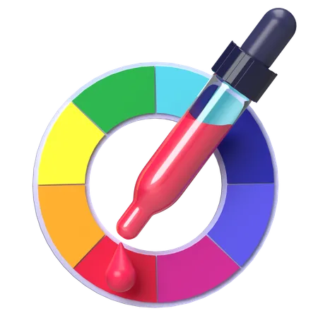 Swatch With Eyedropper  3D Icon