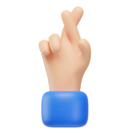 Swear Hand Gesture 3D Icon