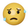 sweat emoji 3d