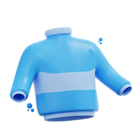 3 D Rendering Sweater Illustration 3D Icon