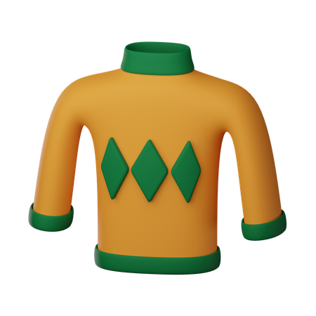 Sweater  3D Icon