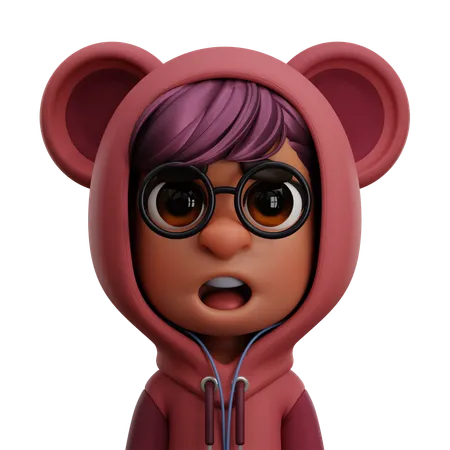 Sweater Rabbit Woman  3D Icon