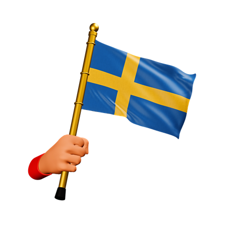 Sweden Flag  3D Icon