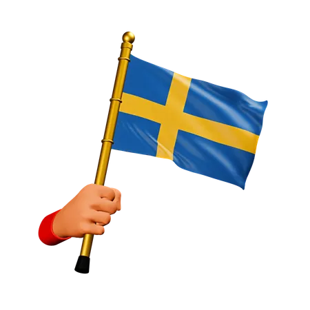 Sweden Flag  3D Icon