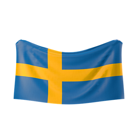 Sweden Flag  3D Icon