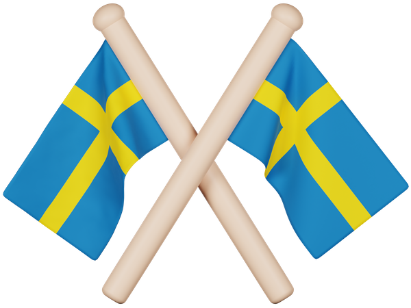 Sweden Flag  3D Icon