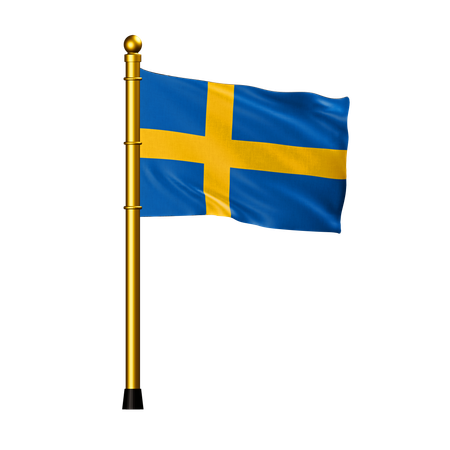 Sweden Flag  3D Icon