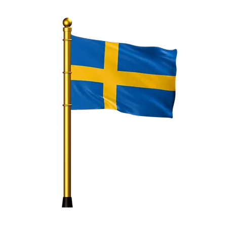 Sweden Flag  3D Icon