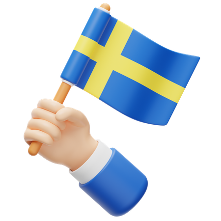 Sweden Flag  3D Icon