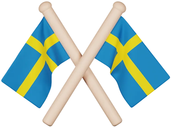 Sweden Flag  3D Icon