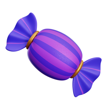 Sweeat Purple Candy  3D Icon