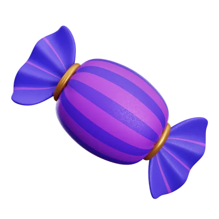 Sweeat Purple Candy  3D Icon