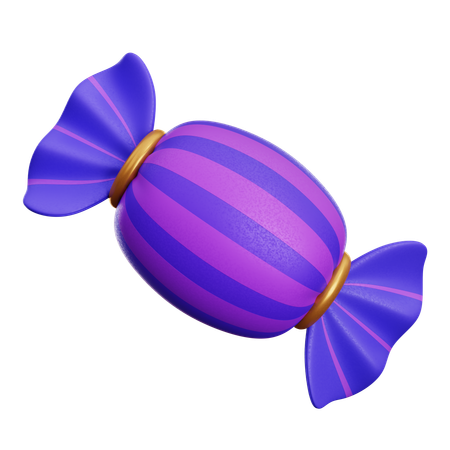 Sweeat Purple Candy  3D Icon