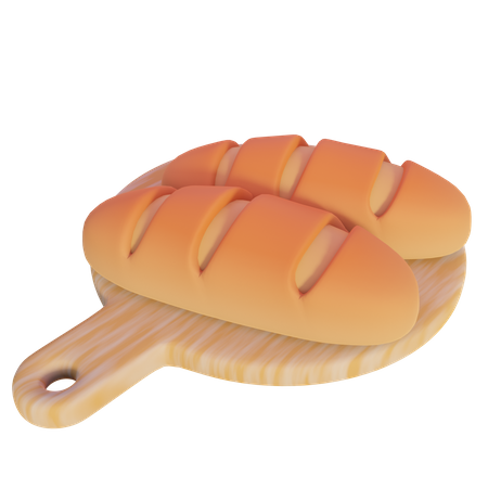 Sweet Bread  3D Icon