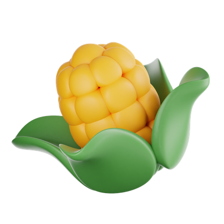 Sweet Corn  3D Icon