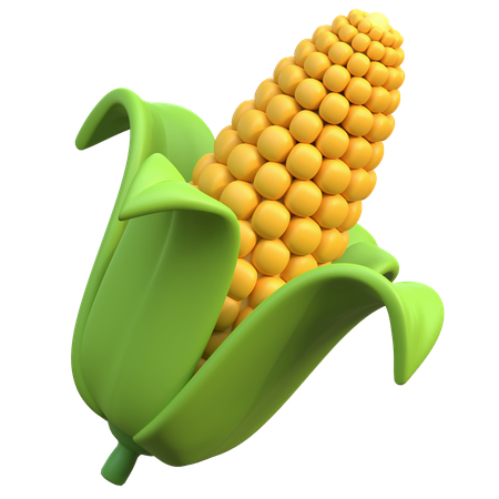 Sweet Corn  3D Icon