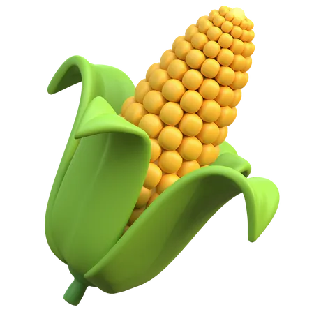 Sweet Corn 3D Icon