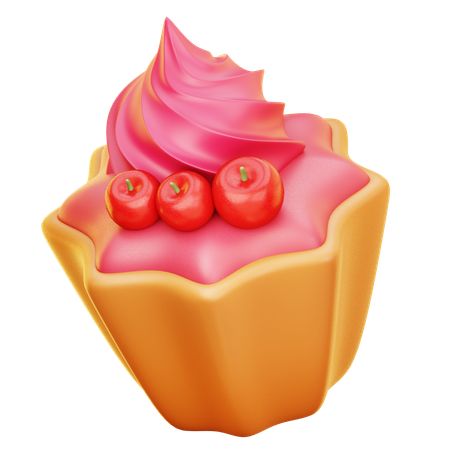 Sweet Cupcake  3D Icon