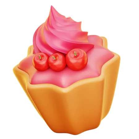 Sweet Cupcake  3D Icon