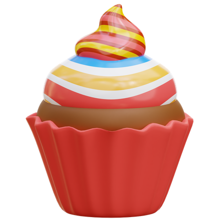 Sweet Cupcake  3D Icon