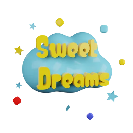 Sweet dreams  3D Sticker