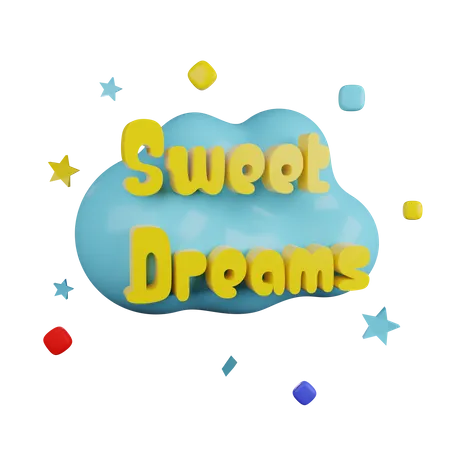 Sweetdreams 3 D Icon Contains PNG BLEND GLTF And OBJ Files 3D Icon