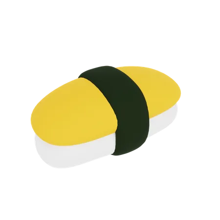 Sweet Egg Sushi  3D Icon