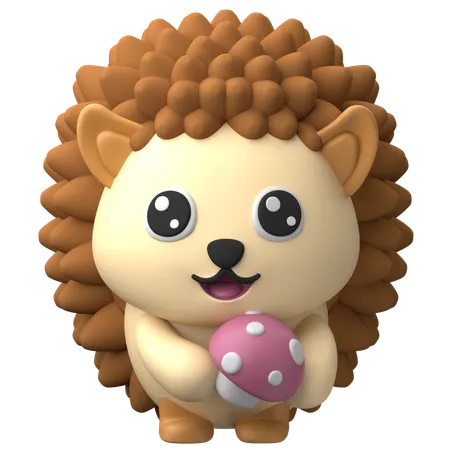 Sweet Hedgehog  3D Icon