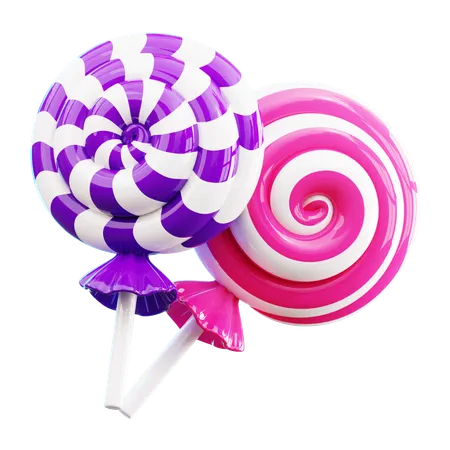 甘いロリポップ  3D Icon