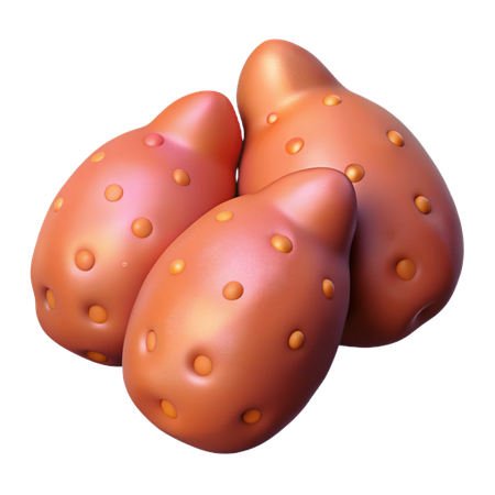 Sweet Potato  3D Icon