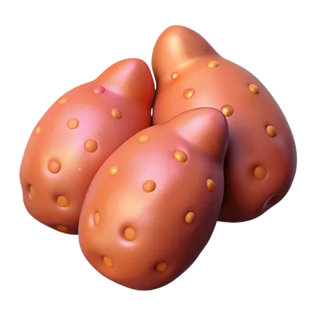 Sweet Potato  3D Icon