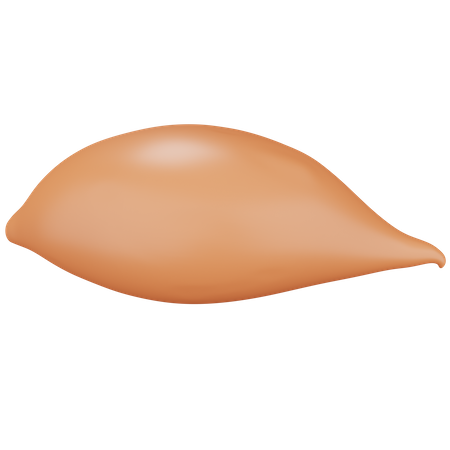 Sweet Potato  3D Icon